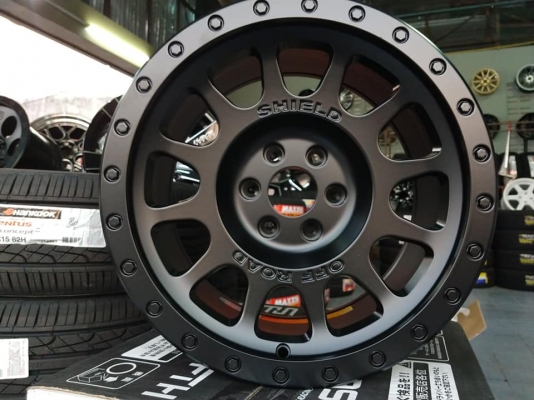 แม็กใหม่ลายระฆัง ขอบ 16 กว้าง 8.5 ตรงรุ่นนิสสัน นาวาร่า