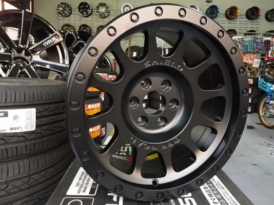 แม็กใหม่ลายระฆัง ขอบ 16 กว้าง 8.5 ตรงรุ่นนิสสัน นาวาร่า