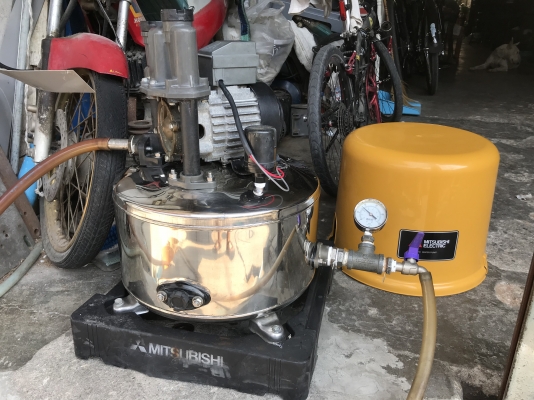 ขายปั๊มน้ำอัตโนมัติ Mitsubishi 200W ถังสแตนเลสอย่างดี สภาพสวย หมุนนิ่ม ตรวจเช็คแรงดันเรียบร้อยแล้ว ไม่มีรั่วซึม พร้อมใช้งาน ราคา 3,200 บาทพร้อมส่ง