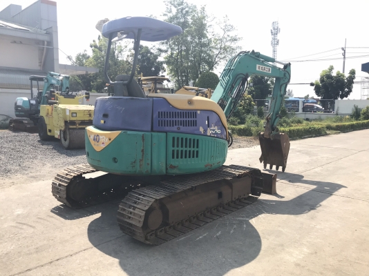 รถขุด 4 ตัน PC40MR-1F มีลายต่อหัวเจาะ มือสองญี่ปุ่น