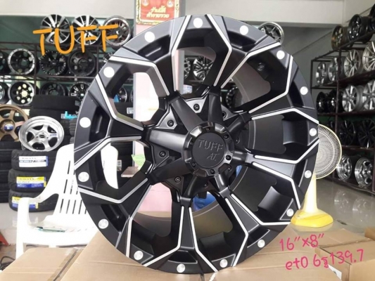 ขายล้อแม็กใหม่ tuff 16" ยางใหม่ปี19