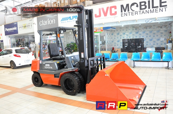 ขายรถโฟล์คลิฟท์มือสอง TOYOTA รุ่น 4FD25-22453 นำเข้าจากประเทศญี่ปุ่น 100\% ไม่เคยใช้งานในไทย ขายรถโฟล์คลิฟท์มือสอง TOYOTA รุ่น 4FD25-22453 นำเข้าจากประเทศญี่ปุ่น 100\% ไม่เคยใช้งานในไทย