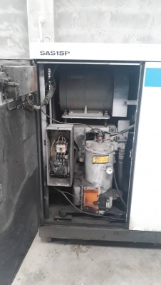 ป๊มลมAIRMAN SAS15P ขายค่ะ รับประกันและตรวจเช็คเครื่อง 6 เดือนขนส่งเฉพาะปริมณฑล เครื่องพร้อมใช้งาน