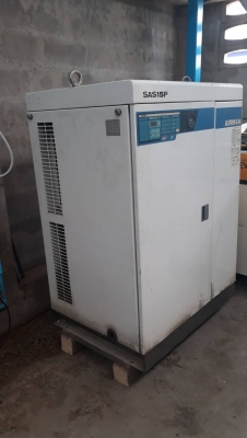 ป๊มลมAIRMAN SAS15P ขายค่ะ รับประกันและตรวจเช็คเครื่อง 6 เดือนขนส่งเฉพาะปริมณฑล เครื่องพร้อมใช้งาน