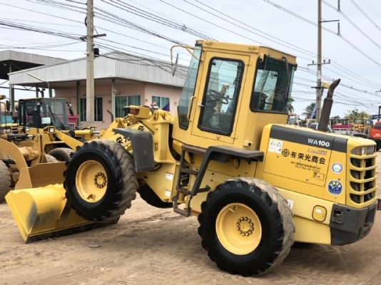 ขายรถตักล้อยาง KOMATSU WA100-3E นำเข้าเองจากญี่ปุ่น สภาพสวยพร้อมใช้