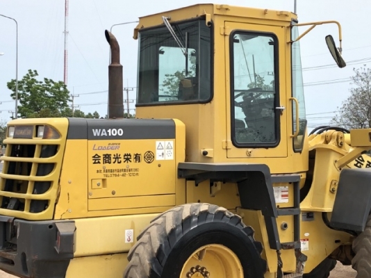 ขายรถตักล้อยาง KOMATSU WA100-3E นำเข้าเองจากญี่ปุ่น สภาพสวยพร้อมใช้