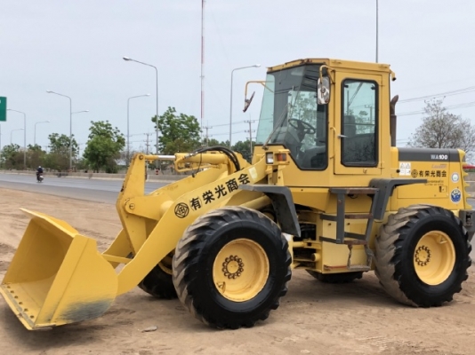 ขายรถตักล้อยาง KOMATSU WA100-3E นำเข้าเองจากญี่ปุ่น สภาพสวยพร้อมใช้