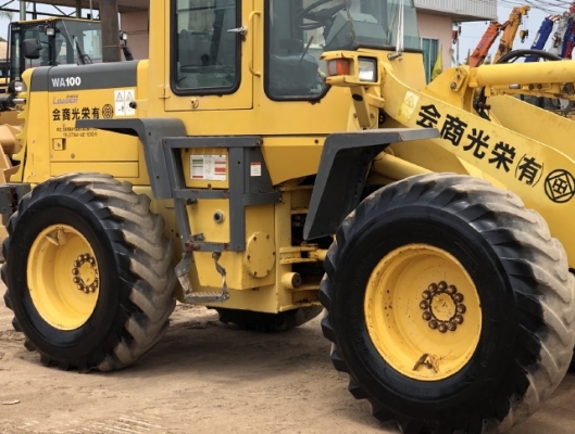 ขายรถตักล้อยาง KOMATSU WA100-3E นำเข้าเองจากญี่ปุ่น สภาพสวยพร้อมใช้