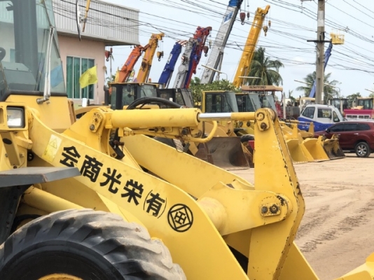 ขายรถตักล้อยาง KOMATSU WA100-3E นำเข้าเองจากญี่ปุ่น สภาพสวยพร้อมใช้