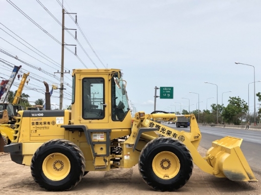 ขายรถตักล้อยาง KOMATSU WA100-3E นำเข้าเองจากญี่ปุ่น สภาพสวยพร้อมใช้