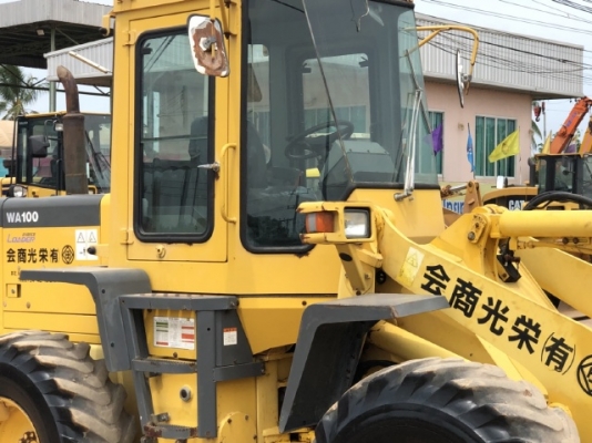 ขายรถตักล้อยาง KOMATSU WA100-3E นำเข้าเองจากญี่ปุ่น สภาพสวยพร้อมใช้