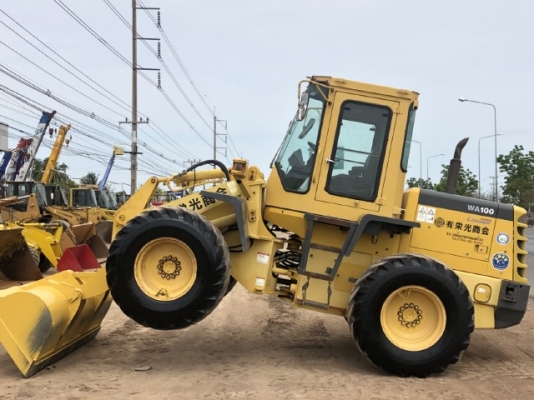 ขายรถตักล้อยาง KOMATSU WA100-3E นำเข้าเองจากญี่ปุ่น สภาพสวยพร้อมใช้