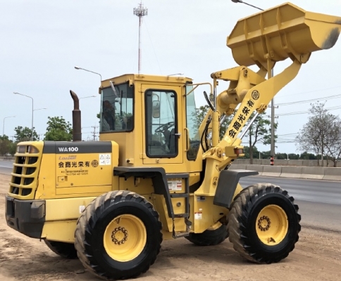 ขายรถตักล้อยาง KOMATSU WA100-3E นำเข้าเองจากญี่ปุ่น สภาพสวยพร้อมใช้