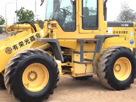 ขายรถตักล้อยาง KOMATSU WA100-3E นำเข้าเองจากญี่ปุ่น สภาพสวยพร้อมใช้