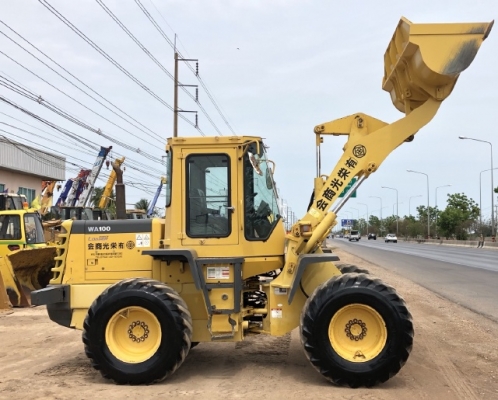 ขายรถตักล้อยาง KOMATSU WA100-3E นำเข้าเองจากญี่ปุ่น สภาพสวยพร้อมใช้