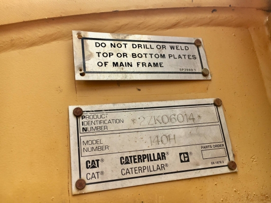 Caterpillar 140H#2ZK06014 รถเกรดอเมริกา พร้อมติดตั้งสแคริฟายด์ โทร. 080-6565422 (หนิง)
