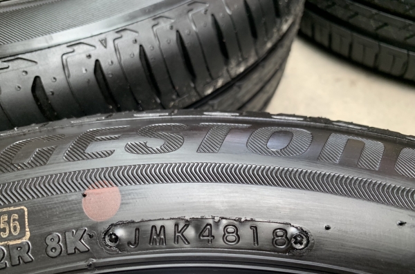 ยางใหม่ป้ายแดง 205-55-16 Bridgestone รถออกปี 19 ตุ่มอลัง เส้นสีชัดทุกเส้น