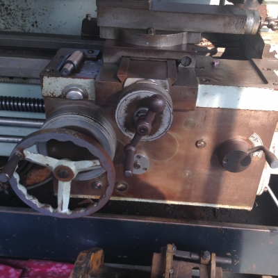 แท่นกลึง8ฟุต 3เพลา เกียร์บล็อก ใช้งานได้ทุกระบบ