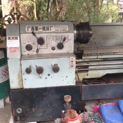 แท่นกลึง8ฟุต 3เพลา เกียร์บล็อก ใช้งานได้ทุกระบบ