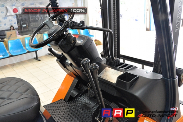 ขายรถโฟล์คลิฟท์มือสอง TOYOTA รุ่น 7FG20-12958 นำเข้าจากประเทศญี่ปุ่น 100\% ไม่เคยใช้งานในไทย