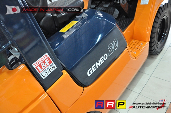 ขายรถโฟล์คลิฟท์มือสอง TOYOTA รุ่น 7FG20-12958 นำเข้าจากประเทศญี่ปุ่น 100\% ไม่เคยใช้งานในไทย