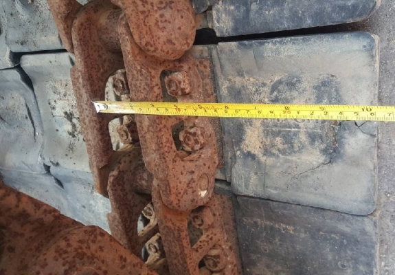 ขายแทรคเหล็กก๊อบยาง สำหรับรถขุดขนาดPC/SK 60-75  ขนาดแทรค 450*15.2*39ข้อ ร่องด้านใน 5 ซม.