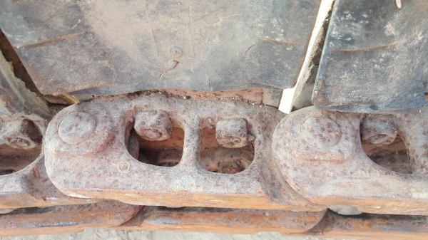 ขายแทรคเหล็กก๊อบยาง สำหรับรถขุดขนาดPC/SK 60-75  ขนาดแทรค 450*15.2*39ข้อ ร่องด้านใน 5 ซม.