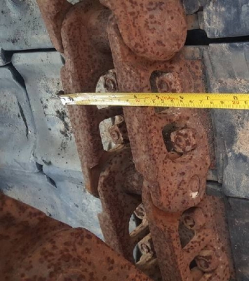 ขายแทรคเหล็กก๊อบยาง สำหรับรถขุดขนาดPC/SK 60-75  ขนาดแทรค 450*15.2*39ข้อ ร่องด้านใน 5 ซม.