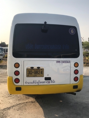 ขายมินิบัส Higer ปัจจุบันรถวิ่งงานอยู่. รถยาว7.40ม เครื่องหน้า เปลี่ยนเครื่องMitsubishi 4d32 จำนวน20ที่นั่ง