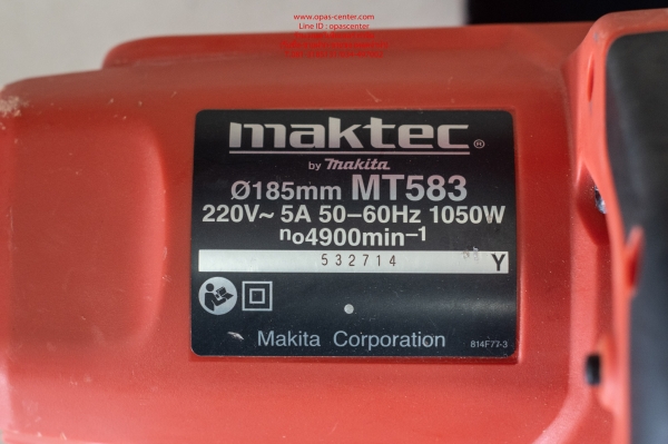เลื่อยวงเดือน Maktec แท้ 7 นิ้ว รุ่น MT583 สภาพใหม่มาก