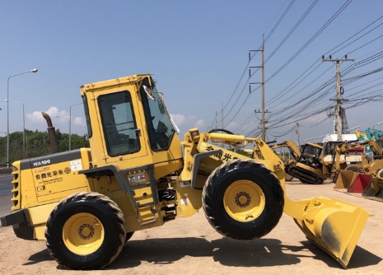 ขายรถตักล้อยาง KOMATSU WA100-3E นำเข้าเองจากญี่ปุ่น สภาพสวยพร้อมใช้ มีVDOการทำงานครับ