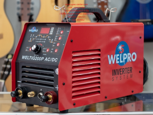 Welpro เครื่องเชื่อม 2 ระบบ รุ่น WELTIG 200P AC/DC ของใหม่ ยังไม่ได้ใช้งาน Welpro เครื่องเชื่อม 2 ระบบ รุ่น WELTIG 200P AC/DC ของใหม่ ยังไม่ได้ใช้งาน