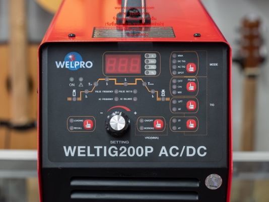 Welpro เครื่องเชื่อม 2 ระบบ รุ่น WELTIG 200P AC/DC ของใหม่ ยังไม่ได้ใช้งาน Welpro เครื่องเชื่อม 2 ระบบ รุ่น WELTIG 200P AC/DC ของใหม่ ยังไม่ได้ใช้งาน