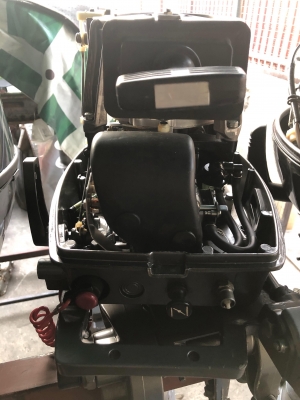 .ขาย เครื่องเรือ SUZUKI 5แรง หาง 17นิ้ว ราคา 16,500