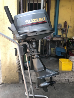 .ขาย เครื่องเรือ SUZUKI 5แรง หาง 17นิ้ว ราคา 16,500