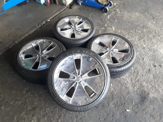 Max VIP 4รู100 + Maxxis i-pro 205-45-17 ปี15 สวยๆ 1ชุด