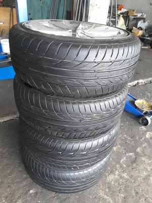 Max VIP 4รู100 + Maxxis i-pro 205-45-17 ปี15 สวยๆ 1ชุด