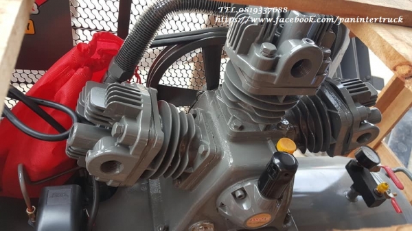 BIG SALE*มหกรรม พาปั๊มลม กลับบ้าน*งานนำเข้า สินค้าใหม่*เครื่องปั๊มลมASHITAขนาด300ลิตร ,3สูบ,4HPแรง,220V.(ไฟฟ้าบ้านได้)