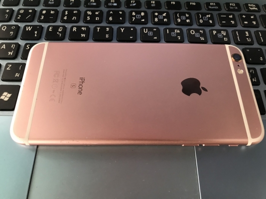 ขายiPhone 6s Plus pinkGold 16GB เครื่องศูนย์ไทย สแกนนิ้วได้ ไม่ติดicloud พร้อมใช้งาน ขายถูก7,400บาท