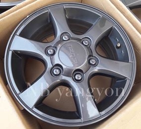 ล้อแม็ก Isuzu dmax ขอบ15 รมดำแท้