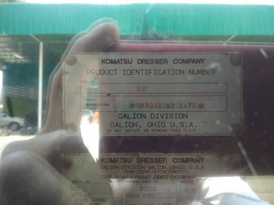 Galion 850 B สวยๆ เล่มทะเบียน