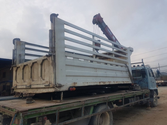 กระบะดั๊มสแตนเลส รถ 6 ล้อ