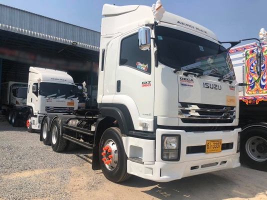 Isuzu 360 แรง ปี 56 สิบล้อหัวลาก สองเพลา รถสวยเดิมบาง ยางเต็ม พร้อมใช้งาน ทะเบียนพร้อม