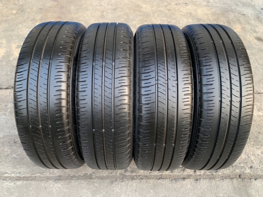 ล้อแม็ก 4รู100 Nissan Note ขอบ 15 พร้อมยาง 185-65-15 Dunlop ปี 18