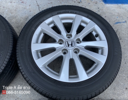 ล้อแม็ก 5รู114 Honda Civic FB ขอบ 16 พร้อมยาง 205-55-16 Yokohama ปลายปี 14