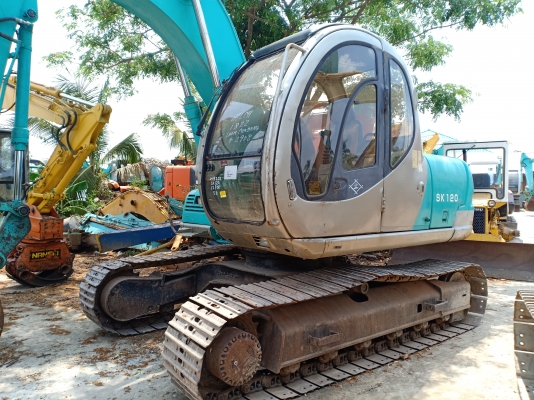 มาใหม่จ้า  KOBELCO SK120-2 มาร์คไฟว์ ธรรมดา เก่านอกแท้ 6,xxxชั่วโมง โทร 089-3818694จ๊อย