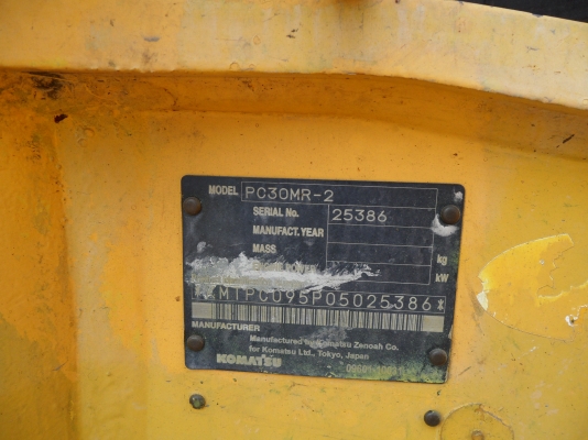 PC30MR-2+หัวเจาะ KOMATSU (รถนอก นำเข้า ขายถูก)ขายพร้อมหัวเจาะ @645,000บาท เป็นรถนอกเพื่งนำเข้ามายังไม่เคยใช้งานในไทย ปั้มแรงสถาพดีพร้อมใช้งาน รถขายตามสภาพ เอกสารอินวอยสนใจคลิ๊ก ☎ 081-989-1989 หรั่งครับ