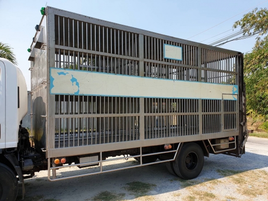 กรงหมู 2 ชั้น ยาว 5.1 ม. กว้าง 2.3 ม. สูง 2.2 ม. คัสซี 85 ซม. โทร 081-4252943