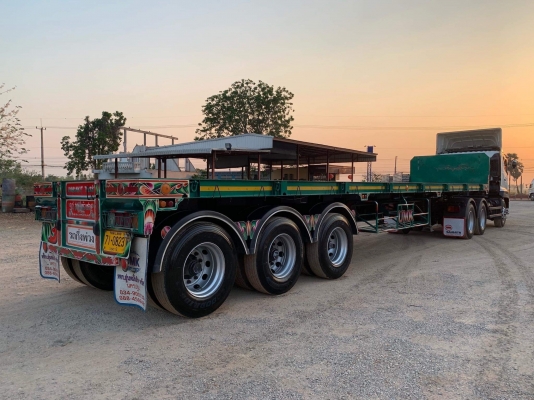 HINO VICTOR FM1A344 ปี 61 สิบล้อหัวลากพร้อมหางพื้นเรียบ 3 เพลาแท้ อู่.อุ่นหมั่นกิจ ทรัค นครปฐม รถสวย