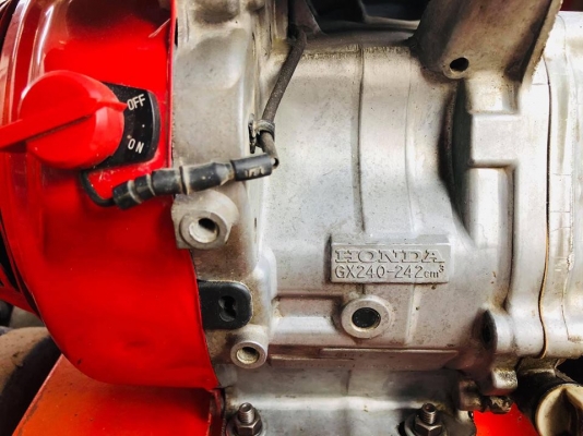 เครื่องตบดินฮอนด้าญี่ปุ่นแท้ HONDA GX 240 ขนาด 8 HP ฐาน 50x50 แรงตบ 7-9 ตัน สภาพสวยพร้อมใช้